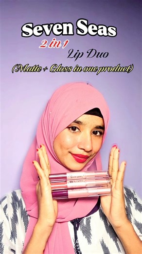 Best Budget Lipstick? Seven Seas 2 in 1 Lip Duo Review🔥 #viral#yt#explorepage#viral#beauty#makeup