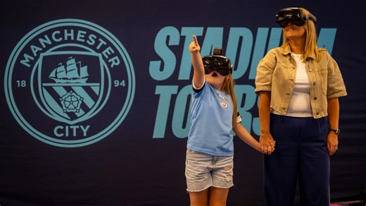 Man City football club launches VR experience on stadium tour