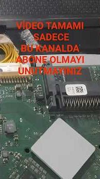 Anakartın nand flash entegre kopyalama işlemi.