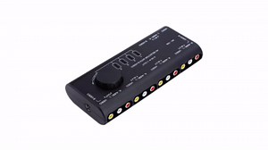 4 in 1 Out AV RCA Switch Box Audio Video Signal Switcher for Set-top Box DVD VCD TV Screen pc Audio Video Switcher