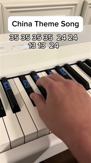 China Theme Song #piano #pianotutorial #easy