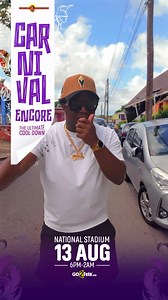 VOOOOICE! The lyrical master himself is coming to take the stage at Carnival Encore, the official cool down event after Spicemas! Don’t miss this unforgettable performance from one of the Caribbean’s most dynamic voices, LIVE at the Grenada National Stadium. Get Your Tickets Now! Wednesday, August 13, 2025 Cool Down Village opens at 6PM Main Stage comes alive at 9PM Tier 2 Tickets Available Now in Official Box Offices Chill Zone General Admission – EC $150 White Oasis Premium Village – EC $400 C
