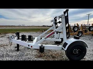 10k Heavy Duty Self Loading Reel Trailer