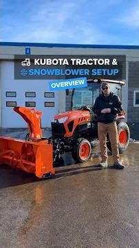 Perfect Snow Setup: LX 2620 Kubota Tractor & Snowblower attachment