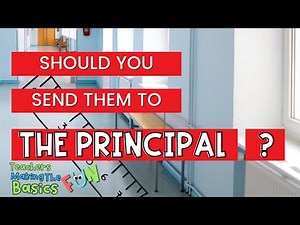 Should You Send Kids To The Principal's Office?- Getting The Help You Need