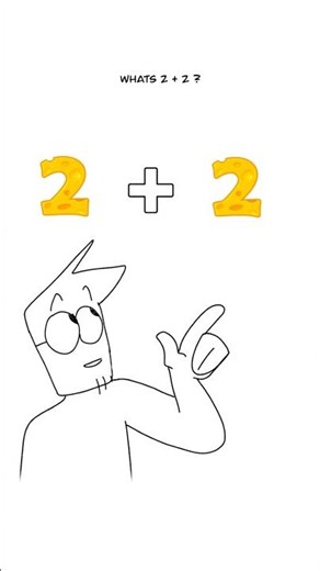 Basic Math 😅 Orig: @Raxdflipnote (Animation Meme) #shorts