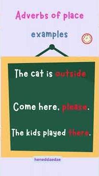 Adverbs #Adverbs #GrammarForKids #LearnEnglish #EnglishForBeginners #KidsLearning #EasyGrammar