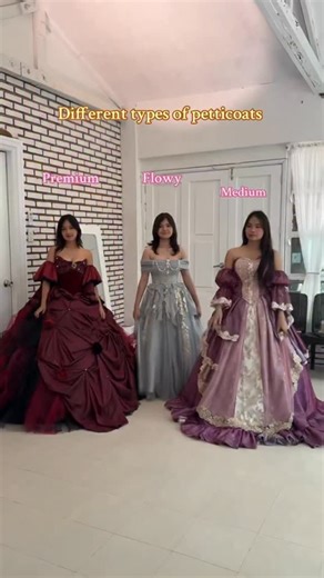 Mystical Wardrobes | Different Petticoat Varieties in Our Gowns ✨🌸 💌FB/IG: Mystical Wardrobes #petticoat #masqueradeball #gowns #debut #prom #fantasyball... | Instagram