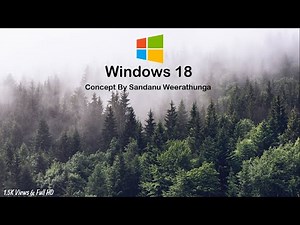 Windows 18 concept design by Sandanu Weerathunga