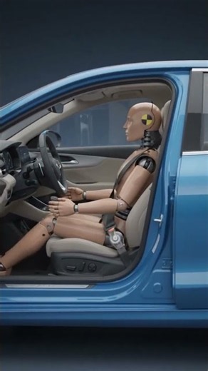 How Car Airbags Know When to Deploy 🤯🚗 | Crash Sensor Explained #Shorts