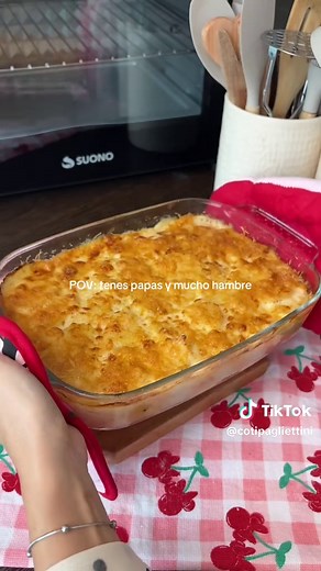 La receta del milhojas está en el video anterior y el horno es de @Suono 🧀🥔🤤 #milhojasdepapas #pasteldepapa #quesogratinado #recetasfáciles