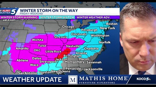 Last call! Newest snow and ice projections! www.koco.com/weather Mathis Home | KOCO 5 News
