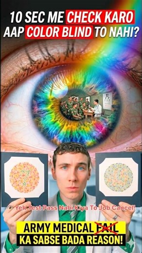 ⚠️ Colour Blindness = Medical Reject?