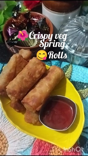 🌺 “రుచికరమైన వెజ్జీ స్ప్రింగ్ రోల్ –crispy veg spring rolls-Homemade Style”#ytshortsindia #shorts