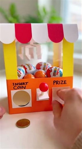 DIY Kinder Surprise Claw Machine with Paper | Build Your Own Toy Grabber