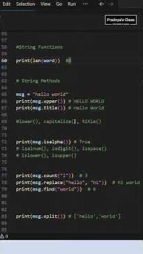 STRING in Python | Class 11 | Class 12 | Computer Science #python