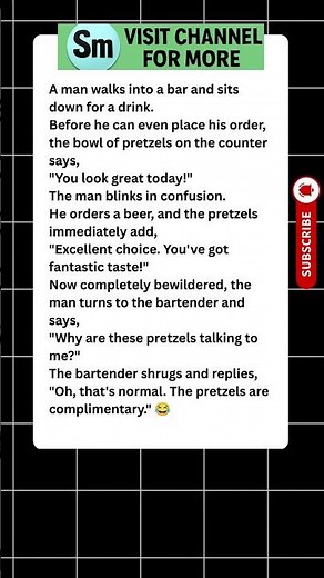 The Funniest Bar Joke Ever 😂 #memes #dontlaught #funny #humorvibes #hilariousfails #viral #funny