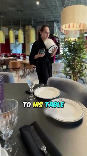 This Waitress did the most Hilarious Prank on Her Customer 😂 (@maxburach)