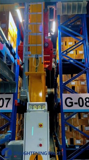 Automated Warehouse in Action: Robotic Pallet Handling System