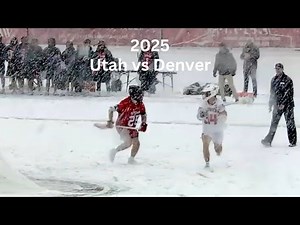 Utah vs Denver | 2025 Men’s Lacrosse Highlights