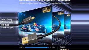 8K Micro HDMI to HDMI 2.1 Cable 3.3FT, 48Gbps Ultra High Speed [8K@60Hz/4K@240Hz] HDR 6K/5K, Micro HDMI Adapter Cable Compatible with Samsung G8/G9, Raspberry Pi 5/4, GoPro Hero, Cam Link, Camera