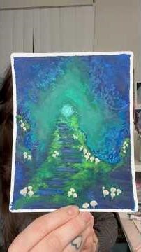 Gouache tutorial from ‪@RuthWilshaw‬ . Long form video turned into shorts and noisy . #shorts