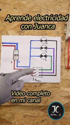 356K views · 6.7K reactions | Instalación de Interruptor triple paso a paso.#electricidad #electricidadindustrial #electricidaddomiciliaria #electricidadresidencial | Aprende electricidad con Juanca | Facebook