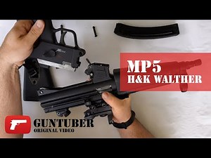 Walther HK MP5 .22LR - How to Disassembly and Reassembly (Field Strip)
