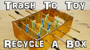 How To Turn an Empty Box Into a Foosball Game
