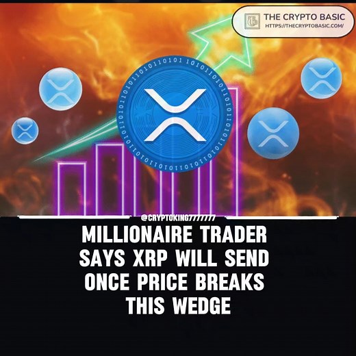 Millionaire Trader Says XRP Will SEND Once Price Breaks this Wedge XRP is once again at the center of technical analysis conversations as its price consolidates inside a long-forming wedge pattern. The chart shows XRP pressing into a narrowing zone, with buyers defending a horizontal support level while lower highs squeeze the asset toward an apex. In a recent post on X, well-known crypto millionaire Gordon (AltcoinGordon) shared his view on the setup, suggesting a massive rally once the price b