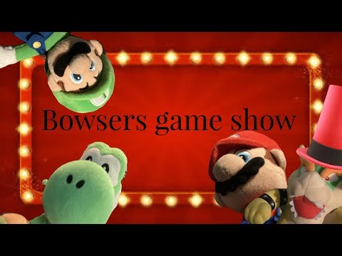 The super Mario plush show Bowsers game show