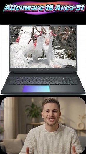 RTX 5080 in a Laptop?! 🤯 Alienware 16 Area-51 (2026) #Shorts