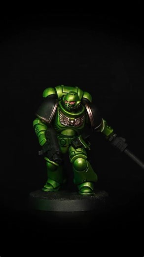 If your army is Salamanders, I’ve just uploaded a video showing how to paint them using True Metallic Metal. Hope you like it!💚 #paintingminiatures #warhammercommunity #wargaming #paintingwarhammer40k #miniaturespainting | Angel GiraldeZ