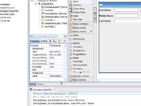 Using Form Layout with JBuilder