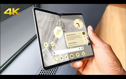 【4K】谷歌Pixel Fold折叠屏手机简评：1800美元的Pixel?! | 作者：MKBHD | 机翻中文