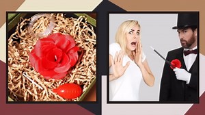 PRETYZOOM Water-Squirting Rose Boutonniere Prank Toy Party Gag Spray Flower Random Color for April Fools Gatherings