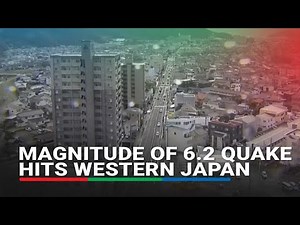 Footage shows moment strong earthquake strikes western Japan | ABS-CBN News