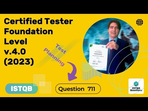 ISTQB. Foundation level v.4.0 (2023). Question #711