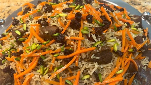 Kabuli pulao (Qabeli palaw): Authentic Afghan rice dish recipe