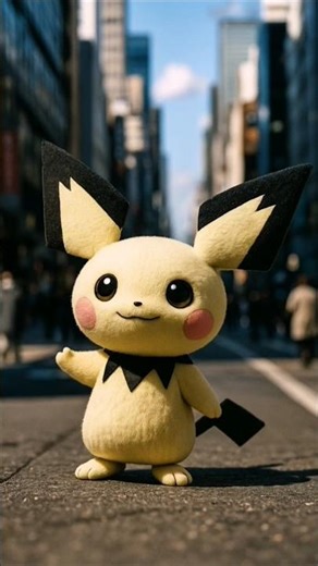 Pikachu Evolution in Real Life ⚡ | From Cute to Powerful!#pokemon #pikachu #anime