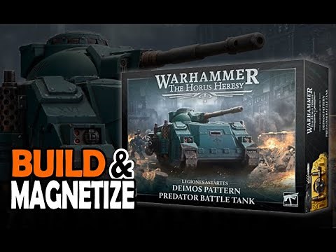 Build & Magnetize: Deimos Predator Horus Heresy Warhammer 40k Unboxing