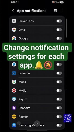 Turn on, turn off, or fix notification problems easily, Simple steps for beginners in Android Phone
