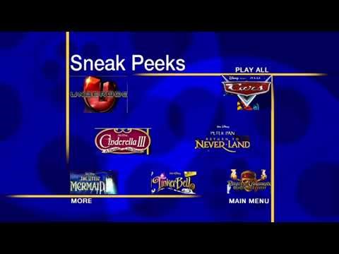 Sneak Peeks Menu to Enchanted 2008 DVD (November 22, 2006 theatrically released version)