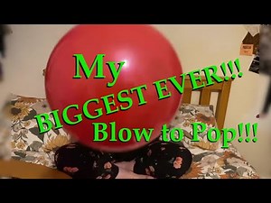 Alice Biggest Ever Balloon Blow to Pop | In the Bedroom