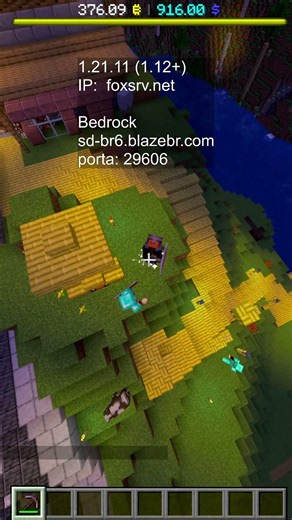 Playing with Subscribers on Brazilian Minecraft Bedrock and Java with voice chat