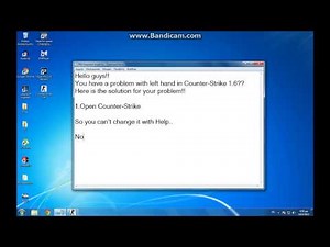 How to fix Counter-Strike 1.6 left hand problem!!