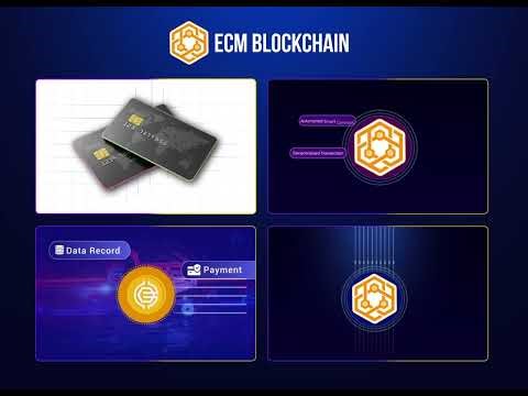 ECM Blockchain Animation | Crypto Coin | Ae Video