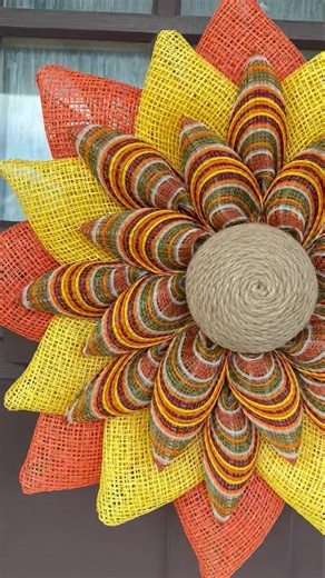 Ok, maybe THIS is finally my last Fall wreath?!! I love the striped mesh - the colors are so perfect for the season. Find it in my shop - link in comments! #falldecor #fallvibes #fallseason #happyfall #harvest #autumnvibes #autumnstyle #autumnleaves #happyfall #farmhousestyle #wreathmaker #handmade #doordecor #FallFrontPorch | Carrie's Wreath Creations