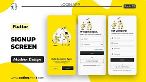 Flutter Signup UI Page Example Code – Flutter UI 2022