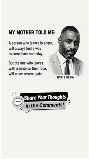 The Saddest Truth About Goodbyes | Idris Elba Quote #shorts